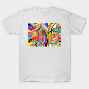 Quantum Extrasensory Cleromancy (abstract art) T-Shirt